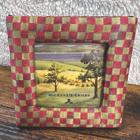 Retired Mackenzie Childs Frame 4" X 4" New Rare Cottage Country Farm Collectible - Picture 4 of 7